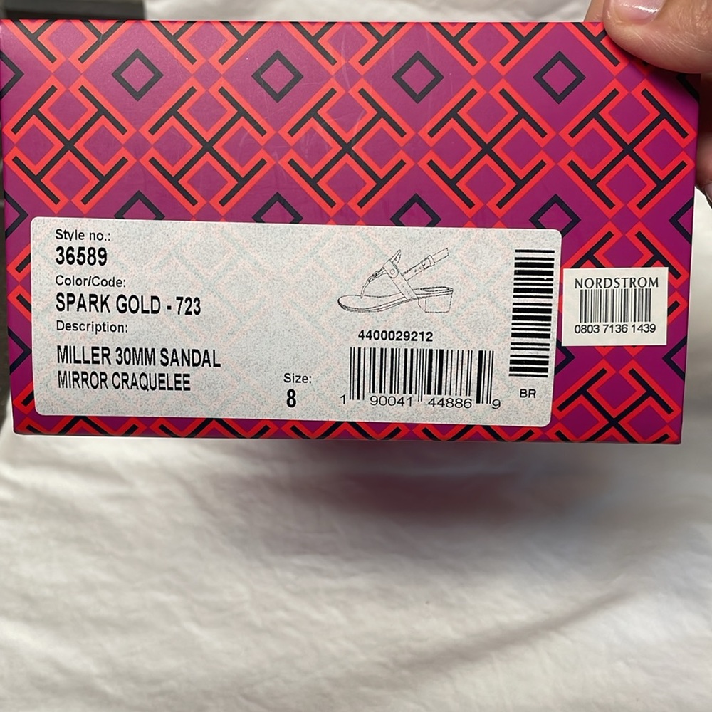 Tory Burch Gold Women's Sandals - Picture 10 of 10